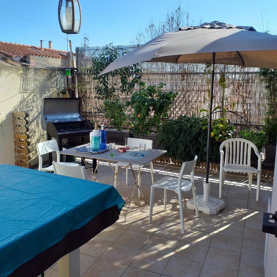 Albasud - Appartement Meuble Avec Terrasse - Salses Le Chateau 66 外观 照片